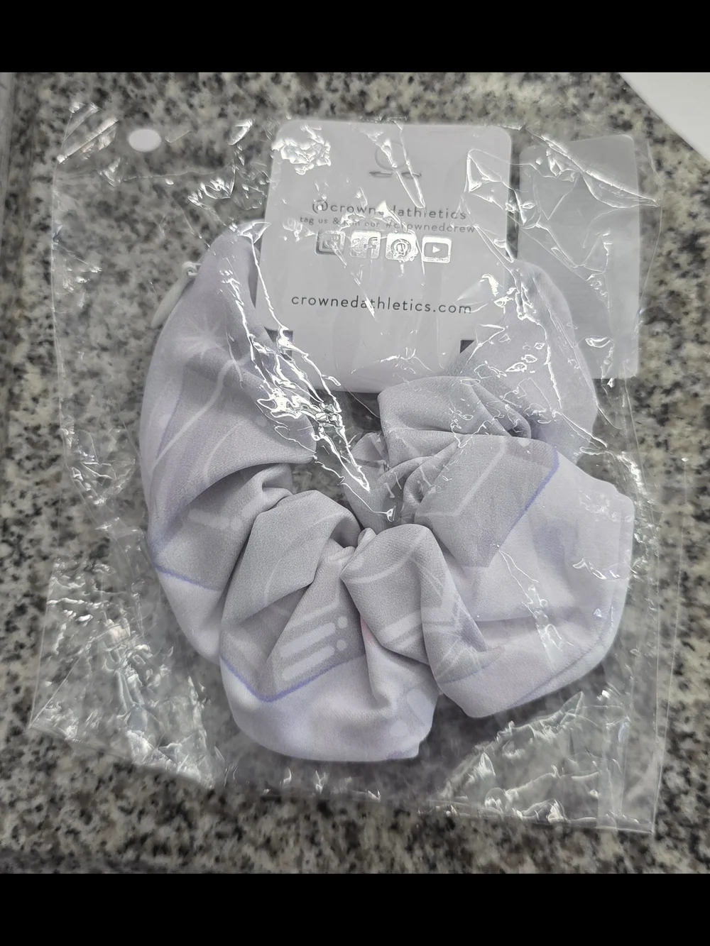 NWT Crowned Athletics Rebel Princess Galactic Gals Zipper Scrunchie